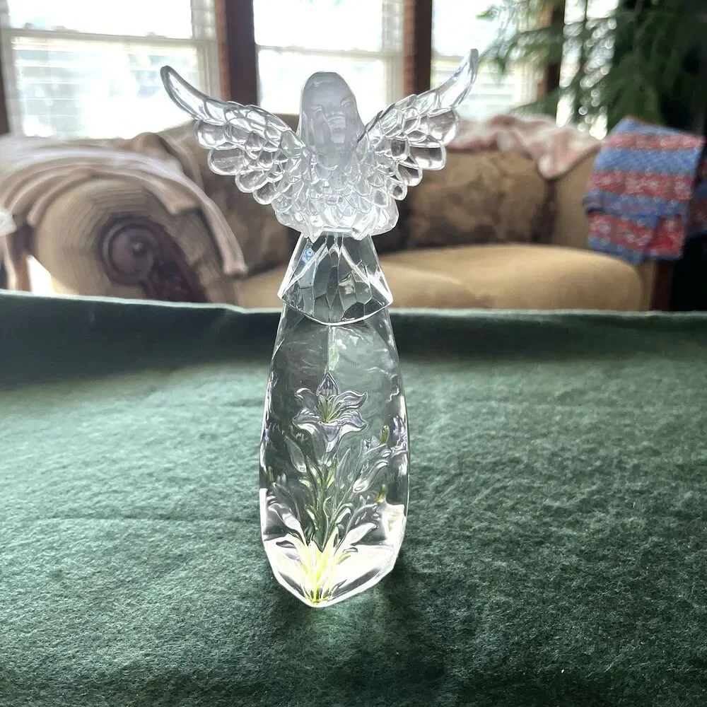 Roman Inc Praying Angel Flower Fairy Figurine Acrylic 7